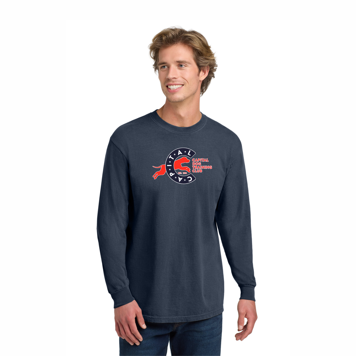 Comfort Colors Long Sleeve Tee Capital Dog Training Club