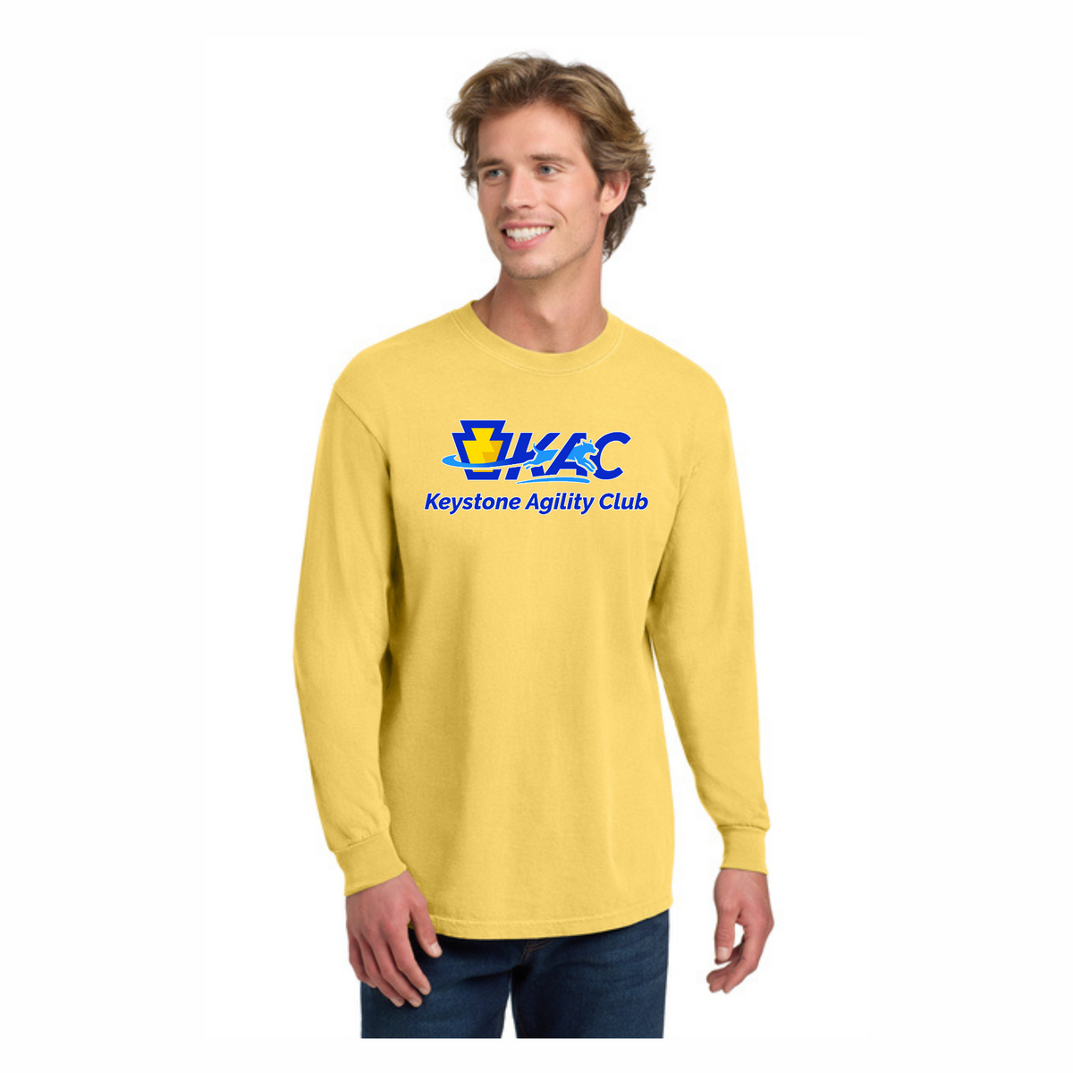 Comfort Colors Long Sleeve Tee Keystone Agility Club