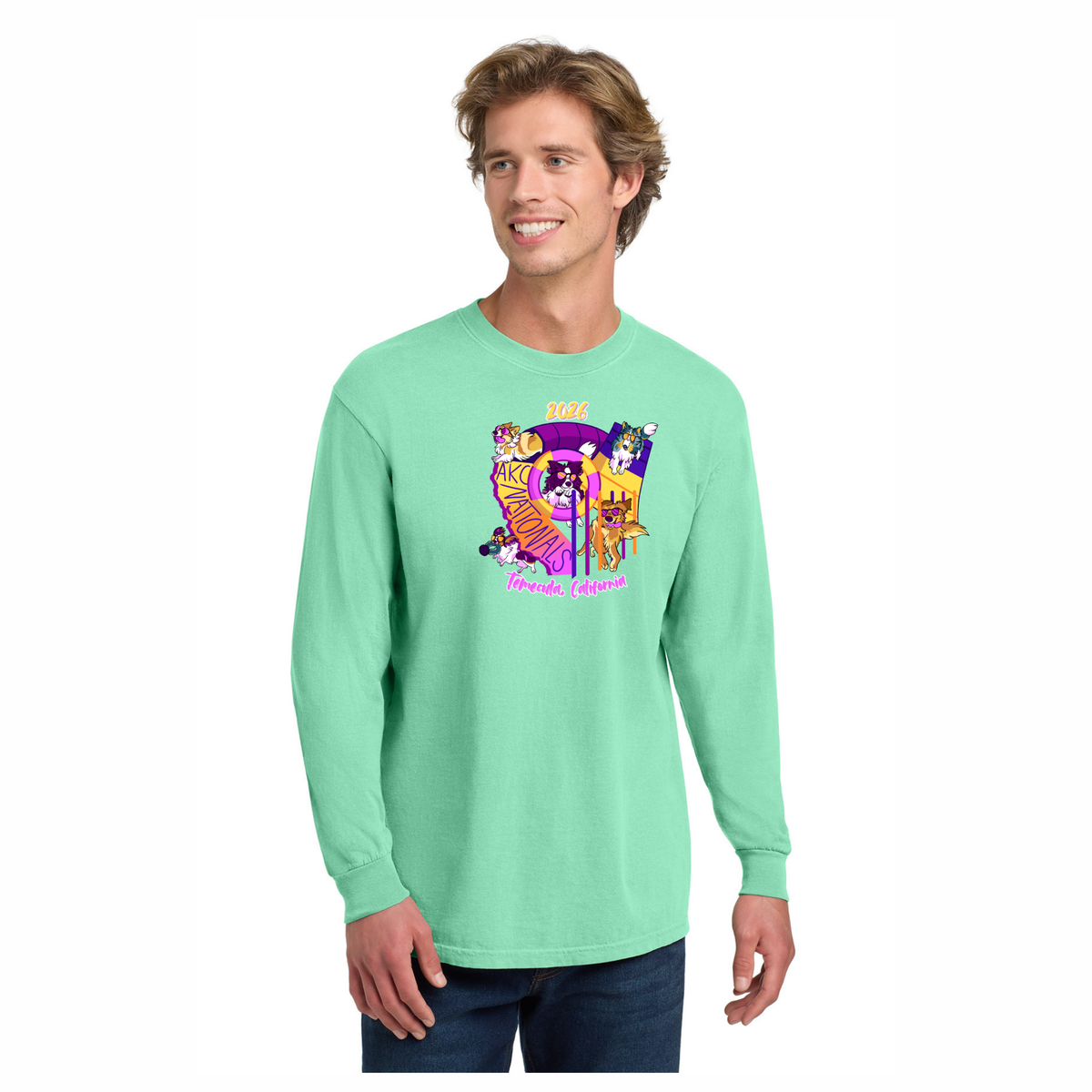 Comfort Colors Long Sleeve Tee AKC Nationals 2026