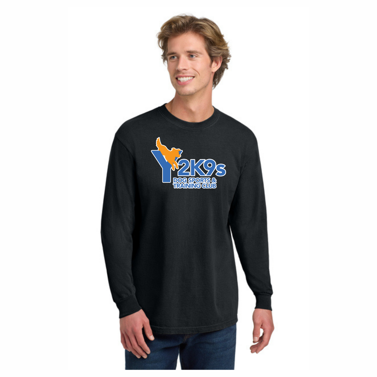 Comfort Colors Long Sleeve Tee Y2K9s Dog Sports and Training Club