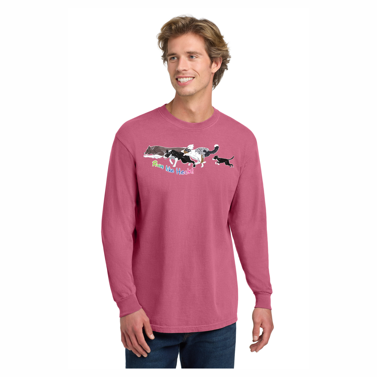 Comfort Colors Long Sleeve Tee RUN Like Heck! - Special Edition