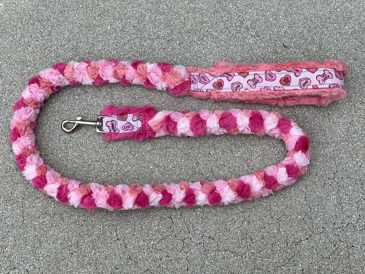 Candy Heart Saying 💗Leash