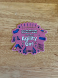 Agility Girl sticker